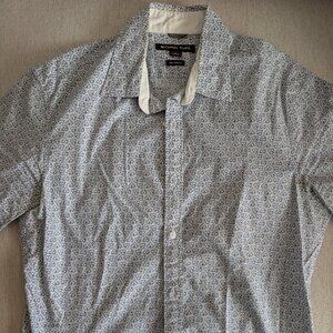 Michael Kors - Printed Short Sleeve Button Down Shirt